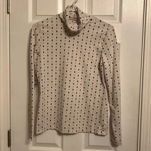 Lands End Christmas long sleeve turtle neck t-shirt medium